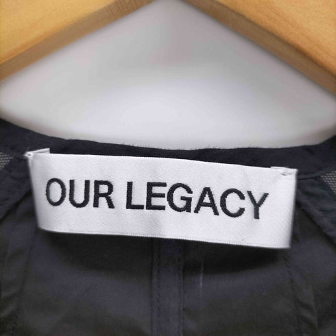 アワーレガシィー OUR LEGACY 25SS CORSET VEST Black All Day Poplin レディース  36